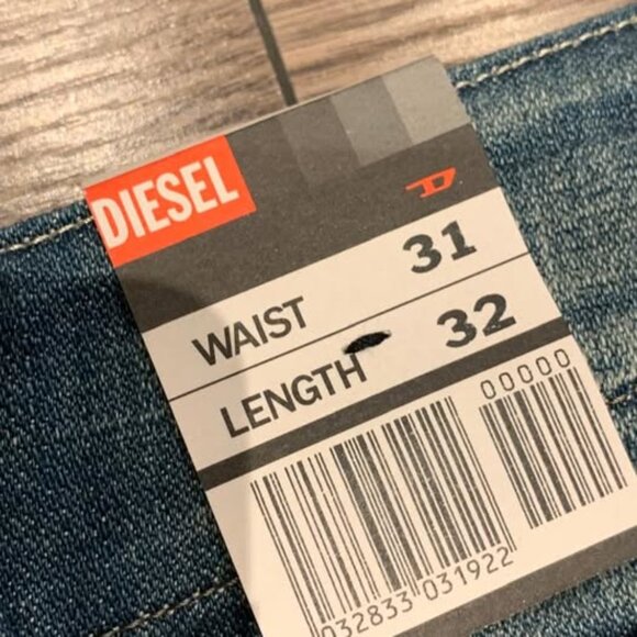 Diesel “Cheebon” Slim Jeans – BNWT W31 L32 | Rare Dusty Mint - Picture 8 of 9